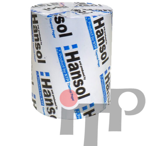 رول حرارتی هانسول 8 سانت /40 متری/چاپ مشکی/60 عددی/تک لفاف -